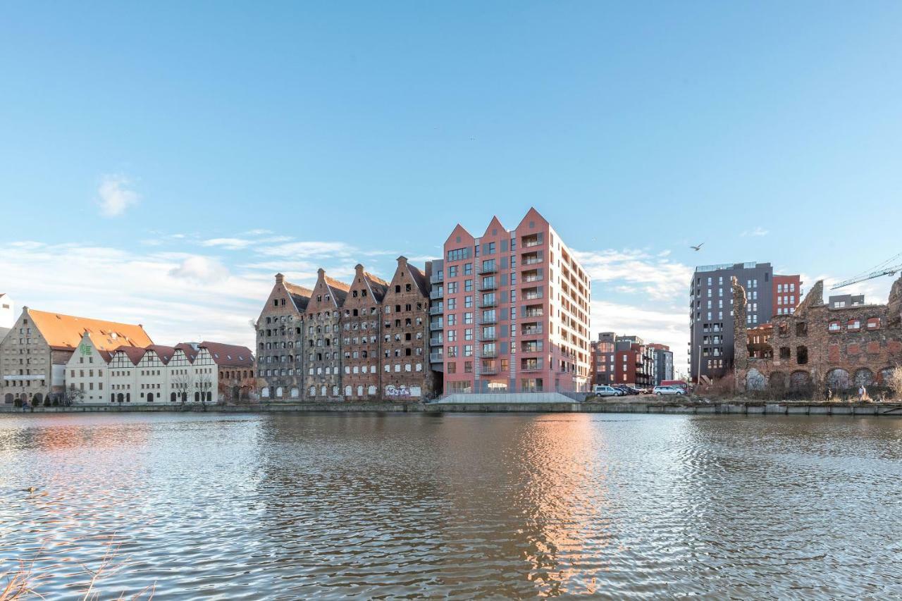 Downtown Apartments Waterlane Island -Riverview Pool, Spa, Gym & Parking Gdańsk Eksteriør billede